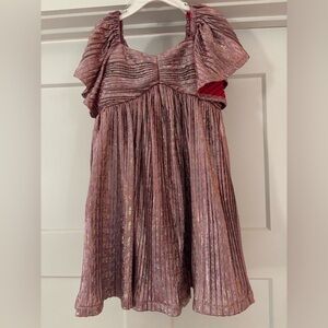 Bonnie Jean Shimmering Pink Kids Casual Dress